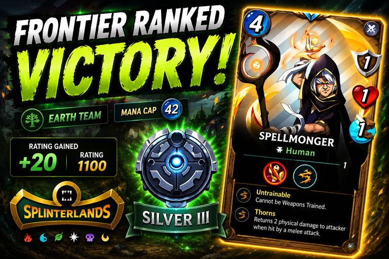 Splinterlands - Spellmonger Card Amazing Performance. 
