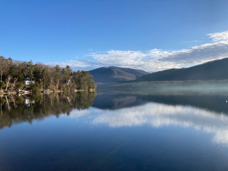 Blue mirror