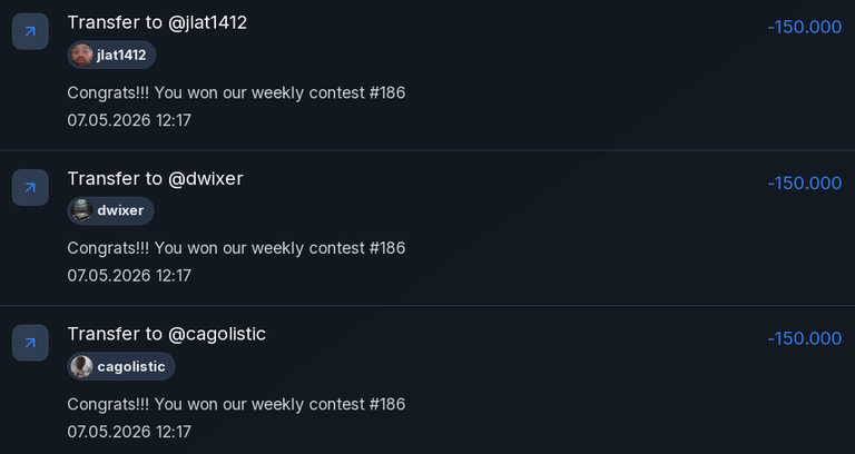 Ecency Points rewards QC Contest 186