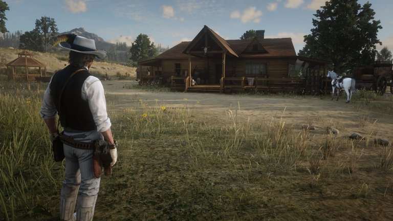 Experiencing the beautiful virtual world of RDR2