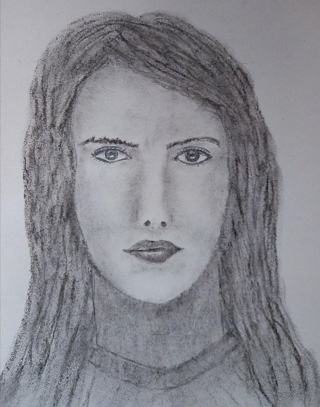 Drawing a woman face