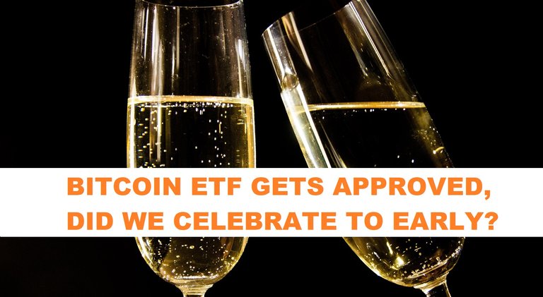 Bitcoin ETFs gets approved and Bitcoins price... stay the same?