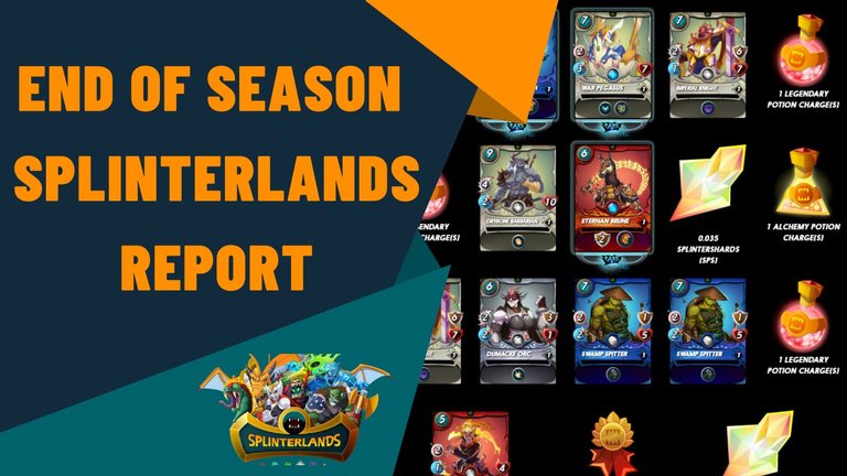 End Of Season Splinterlands Report And Lessons Learned