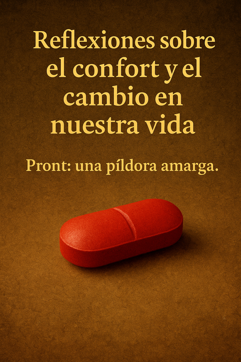 Reflexiones sobre el confort y el cambio en nuestra vida. ESP/EN