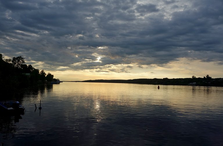 POBphotocontest New Round: SUN. Два момента заката в Плёсе - Two sunset moments in Plyos