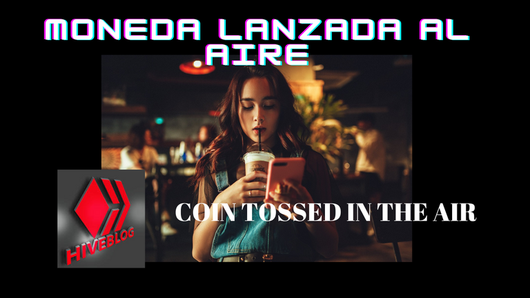 Moneda lanzada al aire/ coin tossed in the air (English-Spanish)