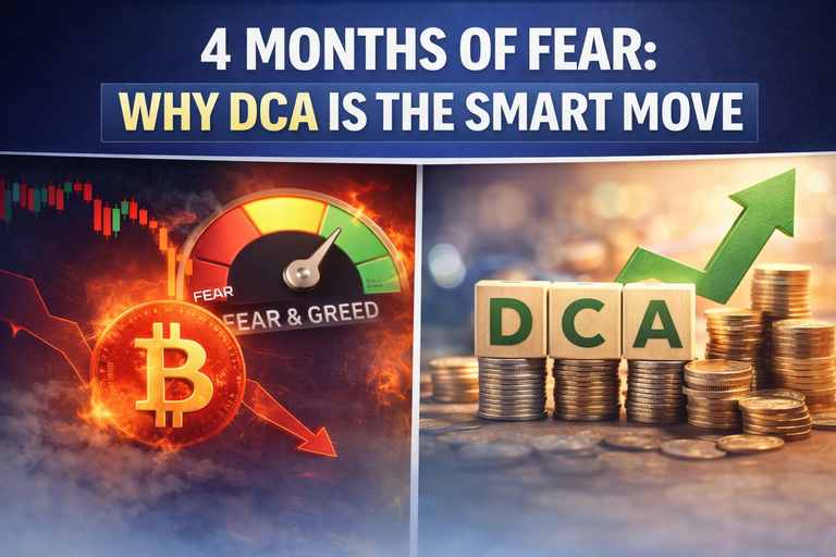 4 Months of Fear: Why DCA Is the Smart Move