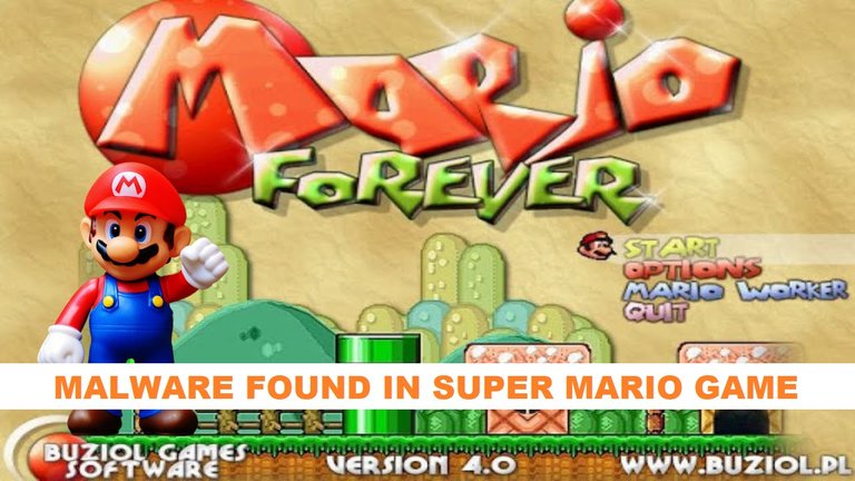 Crypto malware found in Super Mario game