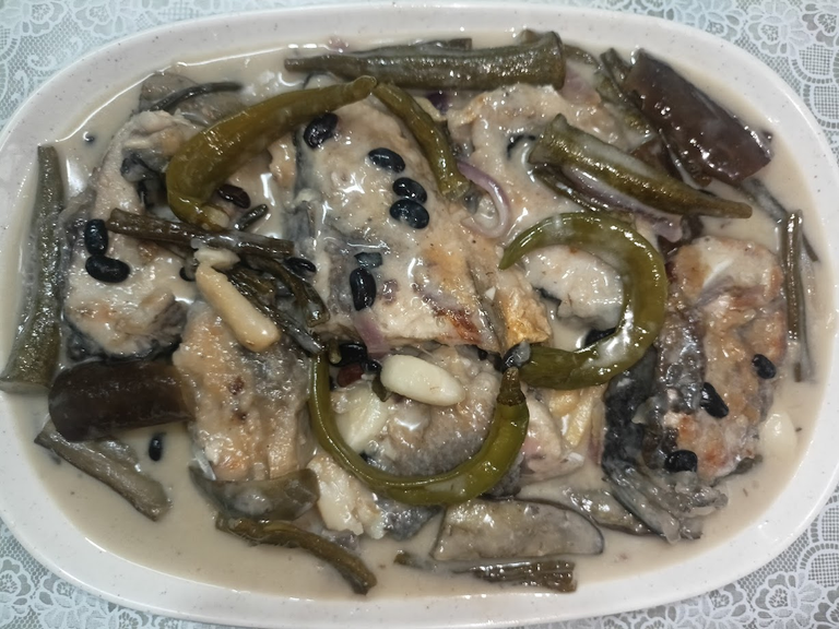 Ginataang Bangus with Veggies