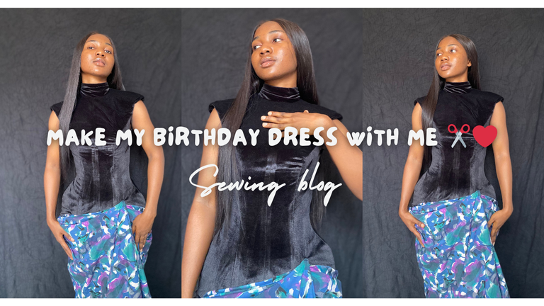Imperfectly beautiful: make my birthday dress with me 