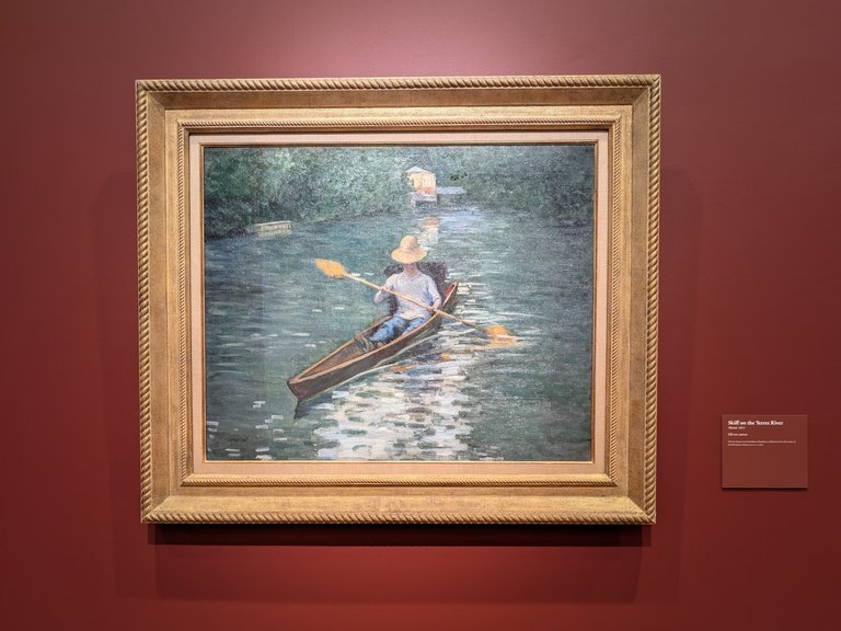 Skiff on the Yerres River- about 1877