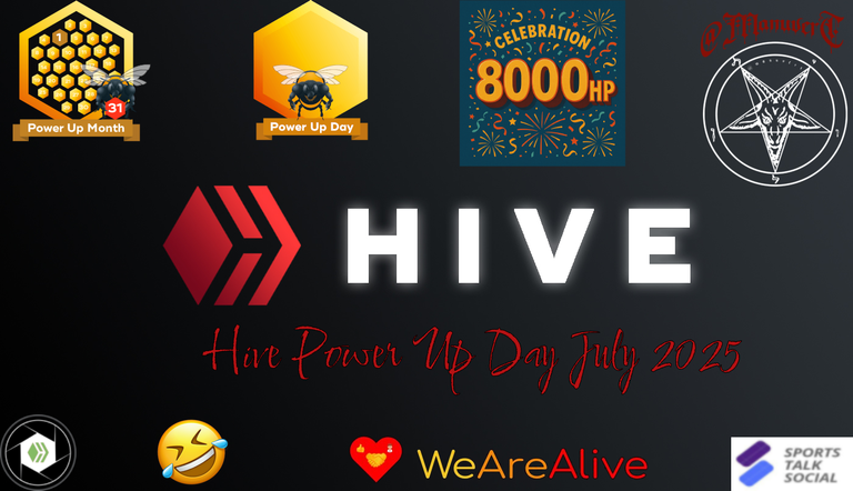8000HP!! - Hive and Hive Engine Power Up Day July 2025