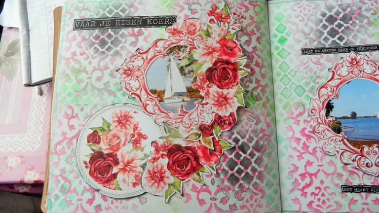 Art Journaling pages