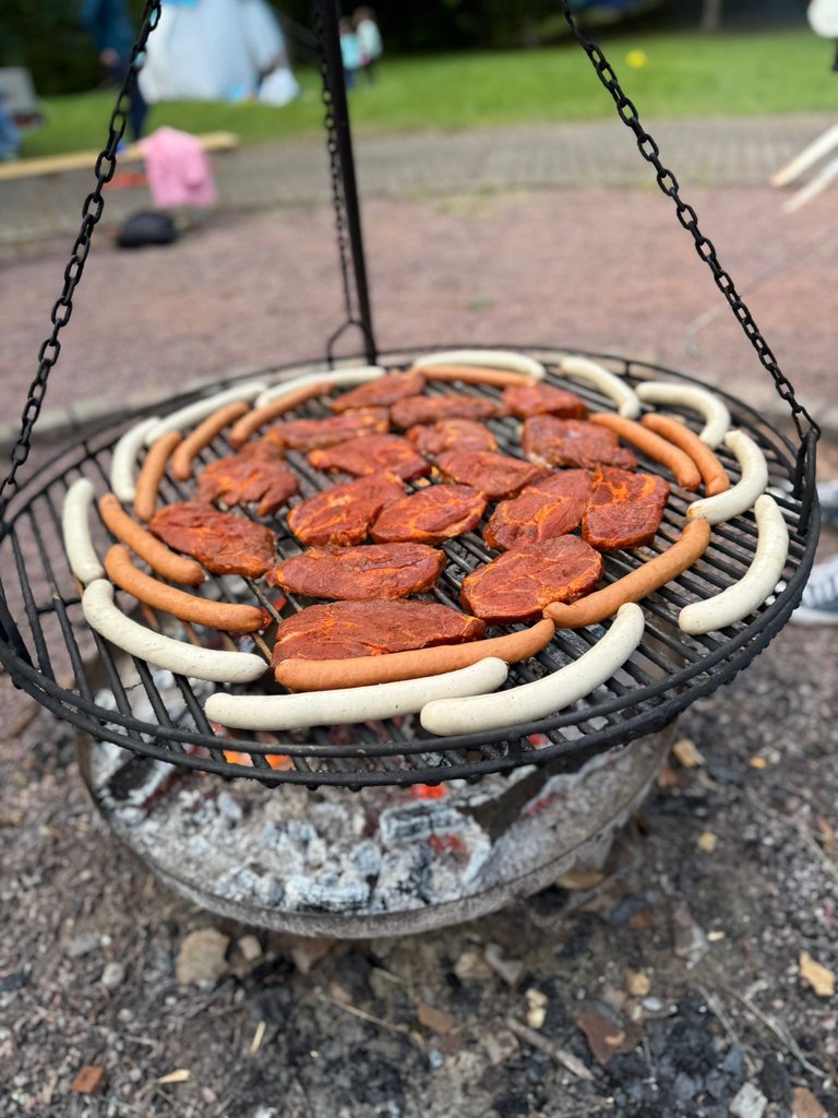 Schwenken auf einem Geburtstag 