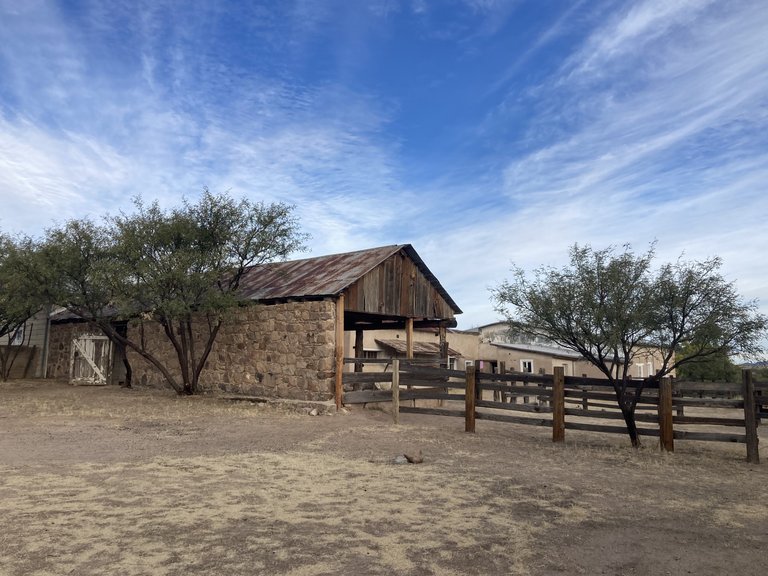 outside stable