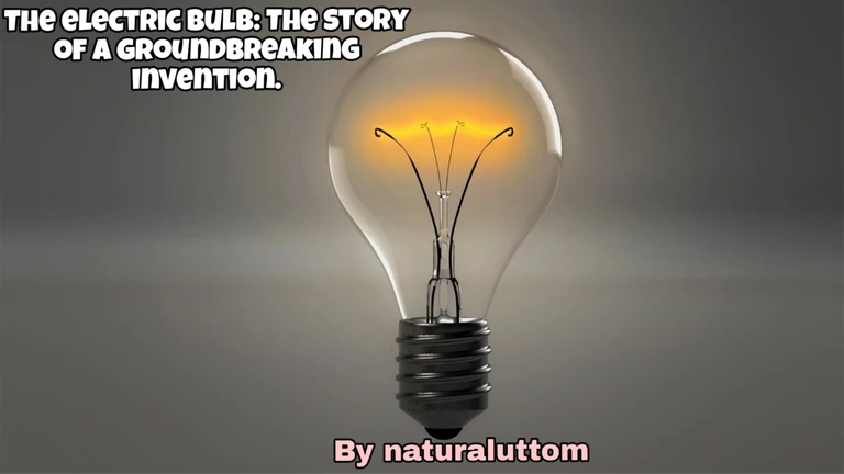 Electric Light Bulb - Triumph of the Electric Light Bulb ~ The Light Bulb That Changed the World.