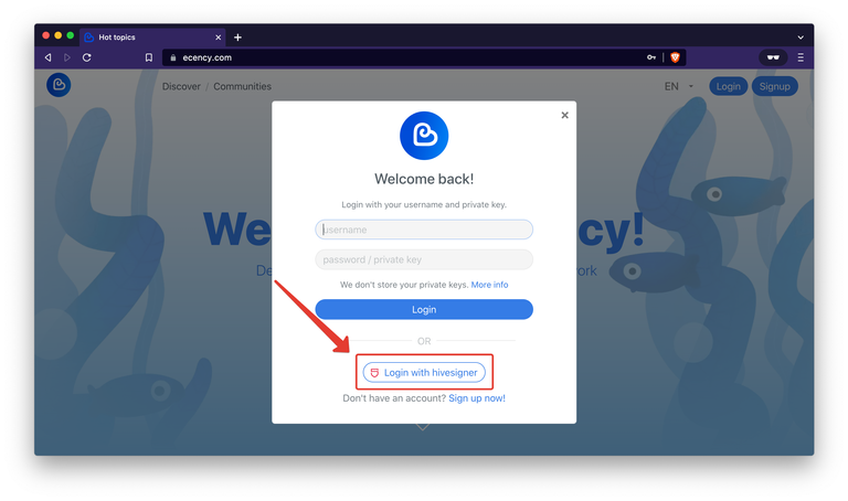 hivesigner-login-ecency-hive