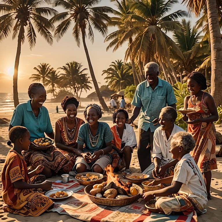 The family that eats together, stays together.
