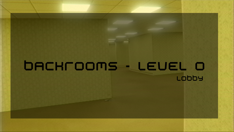 Level 283 - The Backrooms