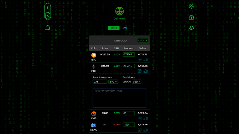 coinwink-matrix-theme-portfolio-view.png