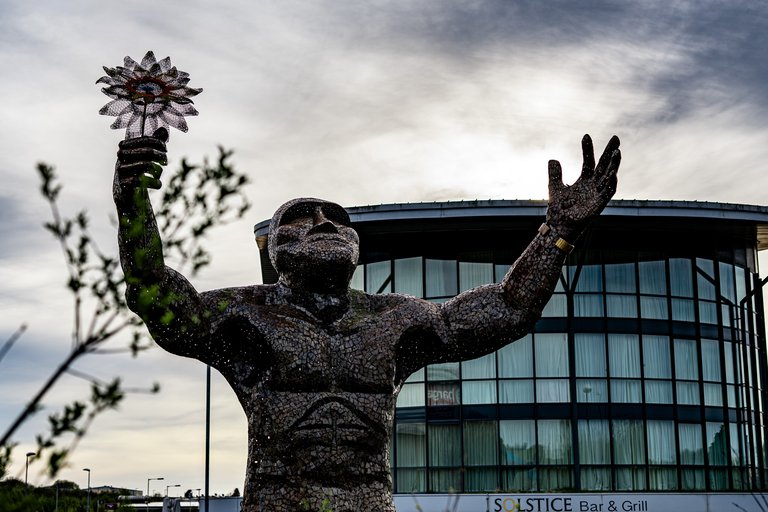 Landscape photo of The Ancestor with the Holiday Inn in the background