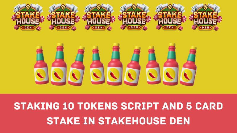 Discovering How to Stake Cards and Script in StakeHouse Den