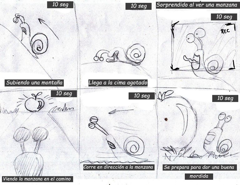 Story Board primera página