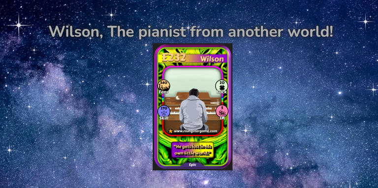 ⭐Wilson, the Pianist from Another World + Rising Star Opening Pack + Stats⭐