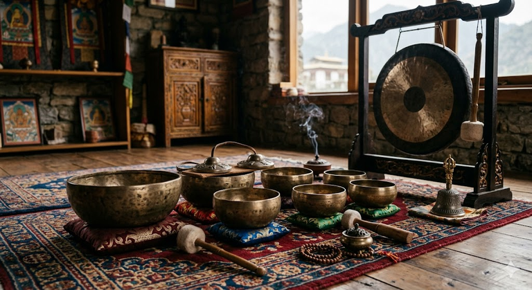 We had an amazing sound healing session in our office