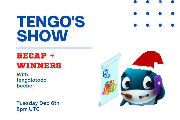 Tengo's show Recap and giveaway winners