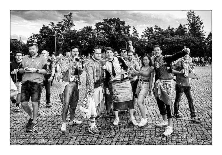13. A memory in the square of the Olympic Stadium