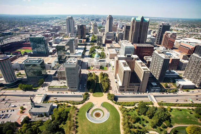 St. Louis from the Gateway Arch