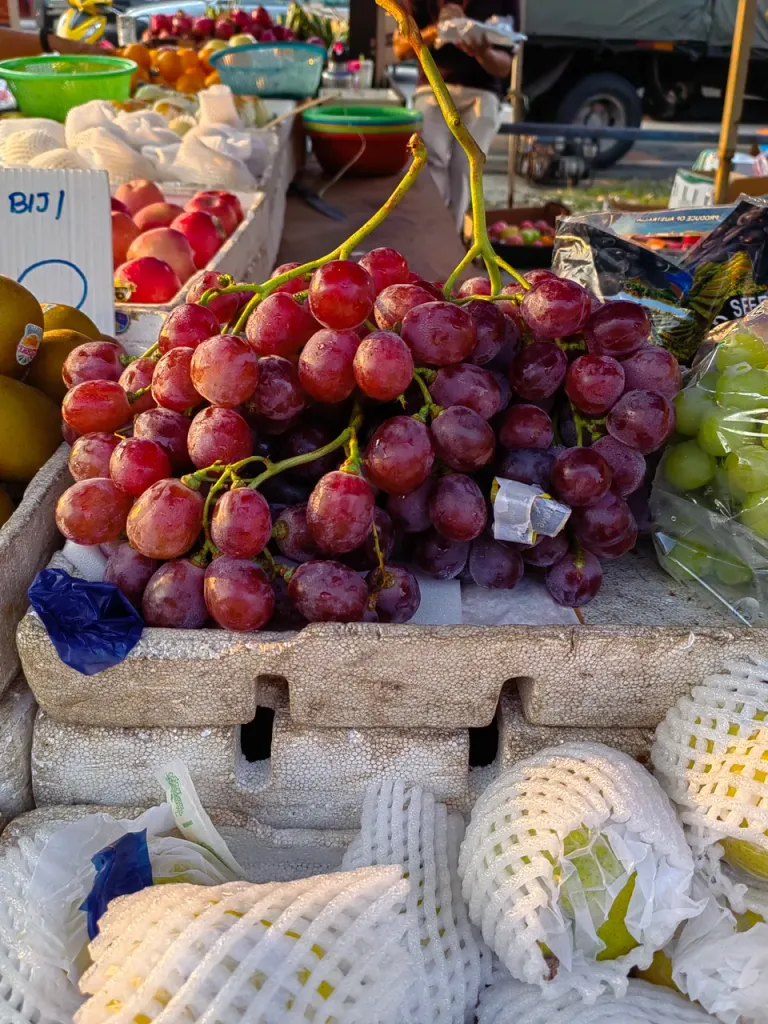 Fresh fruits that are sold, especially before the day of paying respect ..