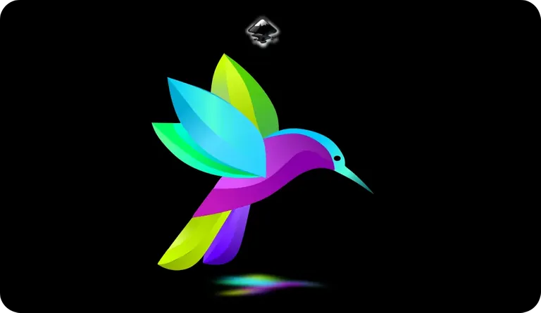 Diseño Abstracto de un Colibrí en Inkscape [ESP/ENG]