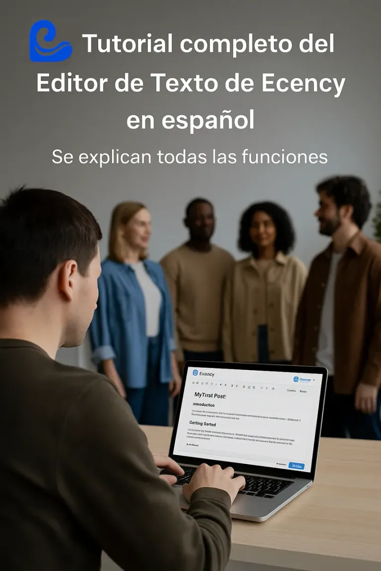 Tutorial Completo paso a paso, del Editor de Texto de Ecency. ESP/EN.