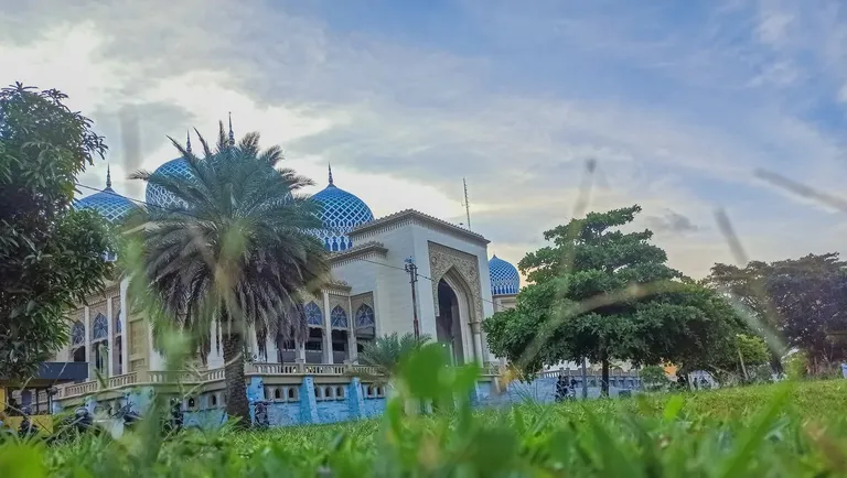 Stock images: the most beautiful mosque building in my city