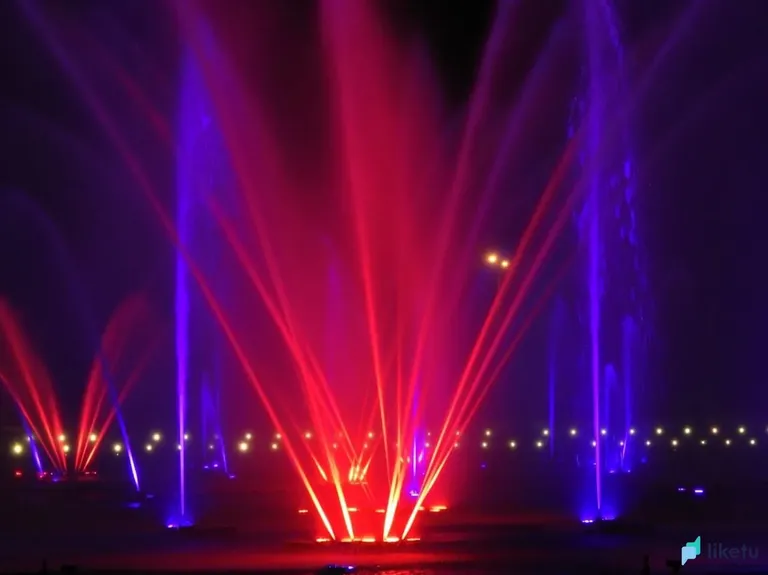 Colourful Lights Of Bahria Town, The City Of Love