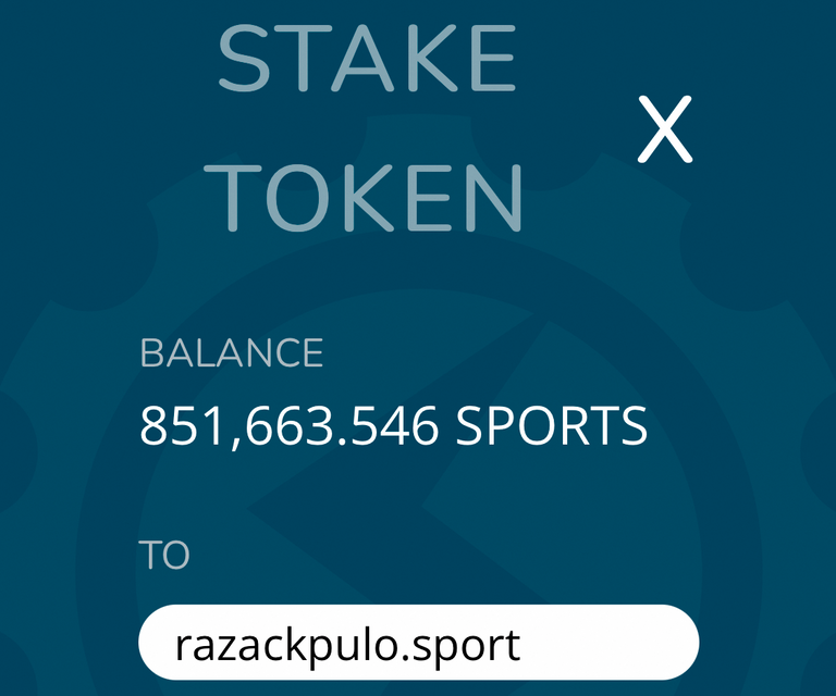 I Staked 850,000 SPORTS Token Today