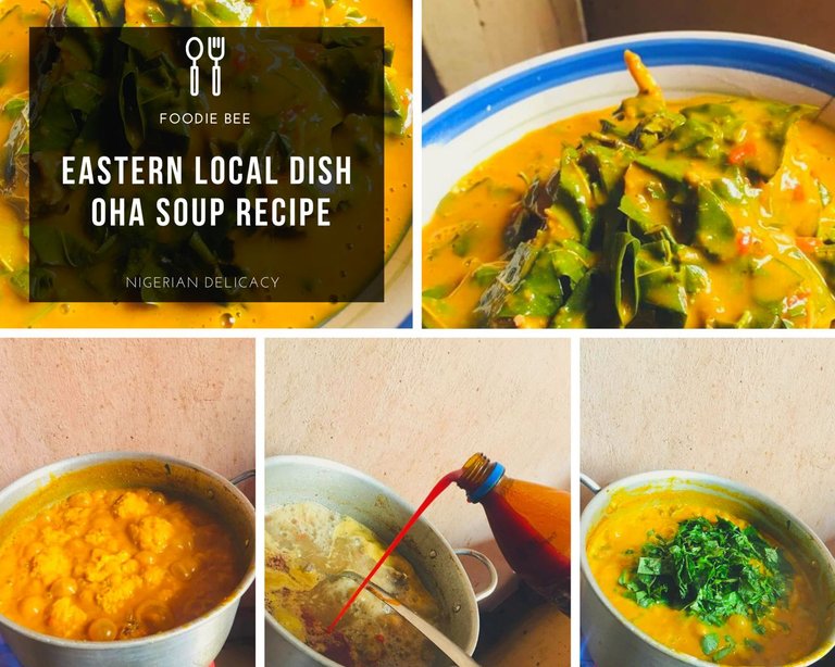 Eastern Part Of Nigerian Local Delicacy || Oha Soup Recipe