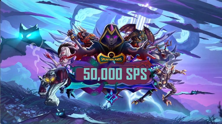 Splinterlands - Staking SPS like crazy and surpassed 50,000 tokens