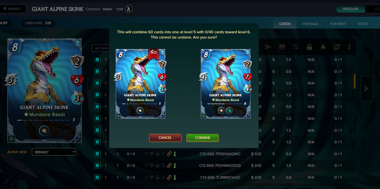 PHASE ABILITY UNLOCKED FOR GIANT ALPINE SKINK | UPGRADED GIANT ALPINE SKINK TO LEVEL 5 | MY DAILY SPLINTERLANDS  STATS | 05/25/2025