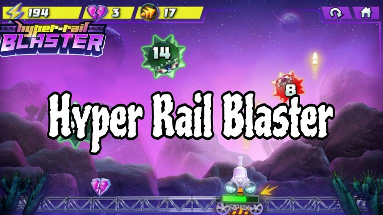 Another game in Arcade Colony is called Hyper Rail Blaster.