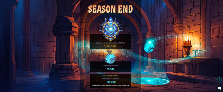 SPLINTERLANDS - SEASON_END REPORT | LEAGUE ADVANCEMENT AND ITS REWARDS 