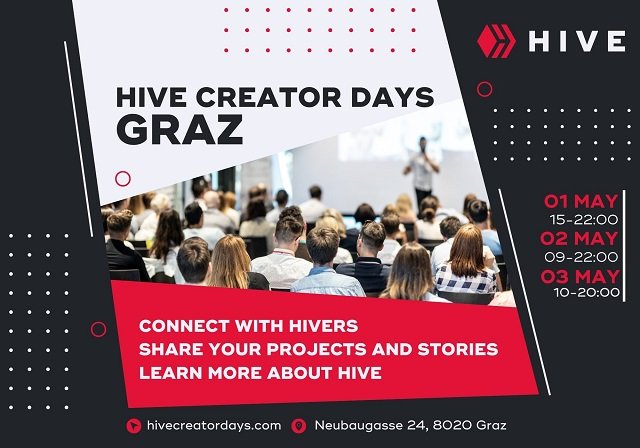 Our Location for Hive Creator Days | BuzzParty 2025 | Graz 🇦🇹 , ⭐️⭐️ ⭐️ 