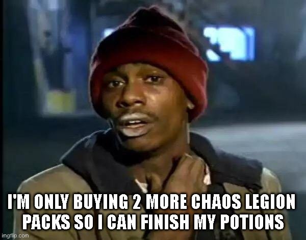 Facing Splinterlands packs addiction