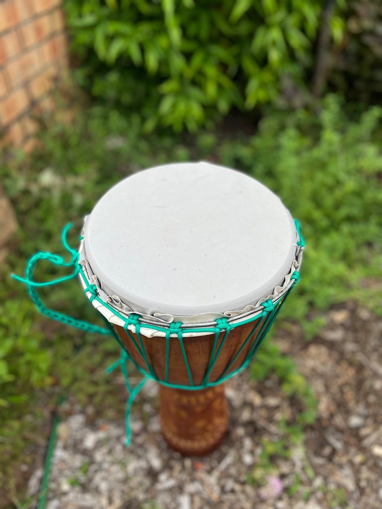 False leather Djembe drum head