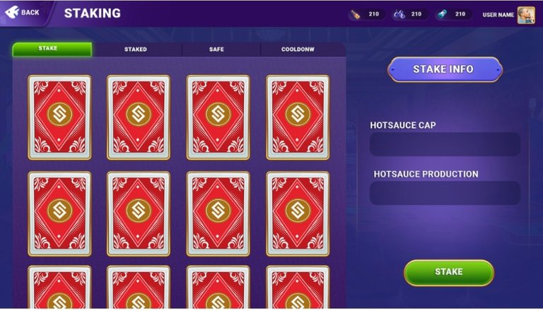 Hot Sauce Generated = Merge Count x Generation Factor for the Card.(Stakehouse)