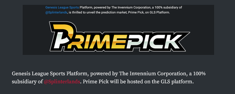 Prime Pick: Hive Blockchains First Sports Prediction Market