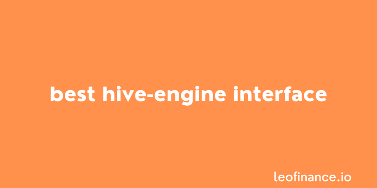 Best Hive-Engine interface: BeeSwap