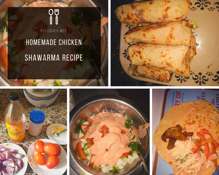 Homemade Chicken Shawarma | Process Used In Marinating The Chicken